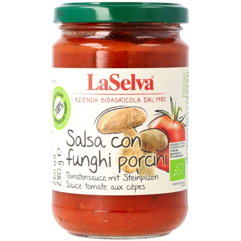 LaSelva Tomatensauce mit Steinpilzen - Produktbild