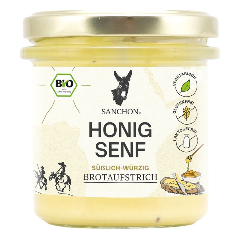 Sanchon Bio Brotaufstrich Honig-Senf, SANCHON - Produktbild