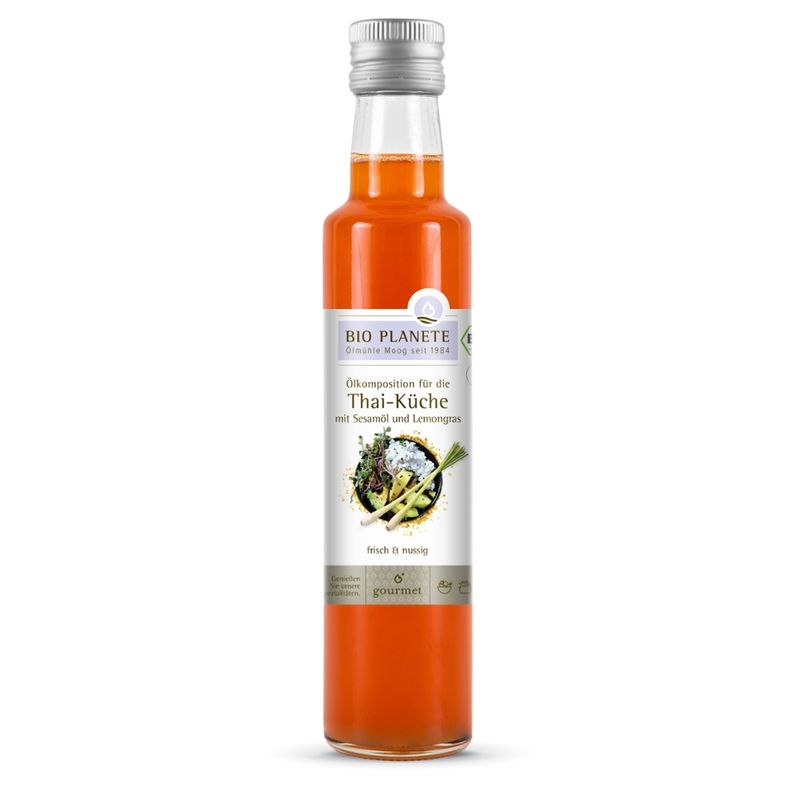 BIO PLANÈTE Ölkomposition für die Thai-Küche mit Sesamöl und Lemongras - Produktbild