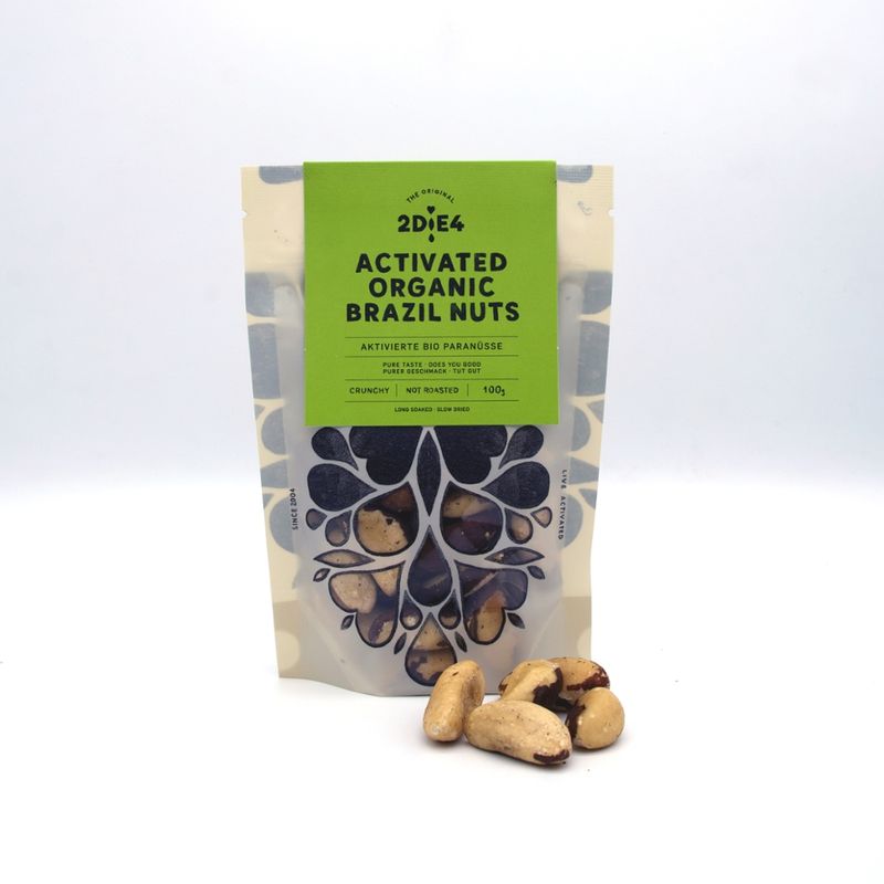 2DiE4 LIVE FOODS Aktivierte Bio Paranüsse · 100g - Produktbild