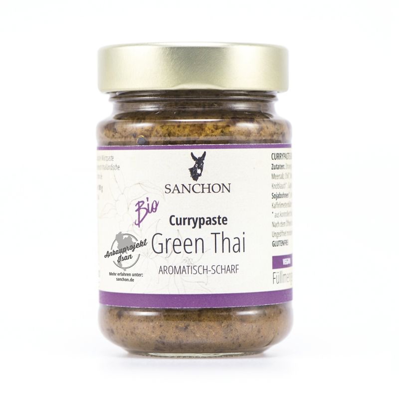 Sanchon WP Currypaste Green Thai, 190 g, SANCHON, bio - Produktbild