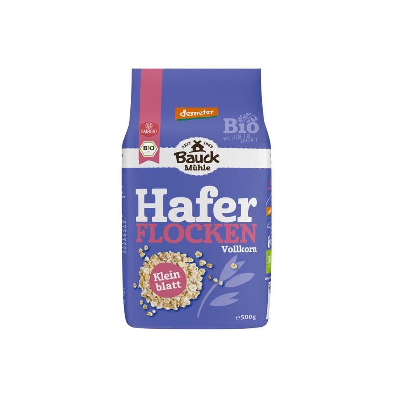 Bauck Mühle Haferflocken Kleinblatt Demeter - Produktbild