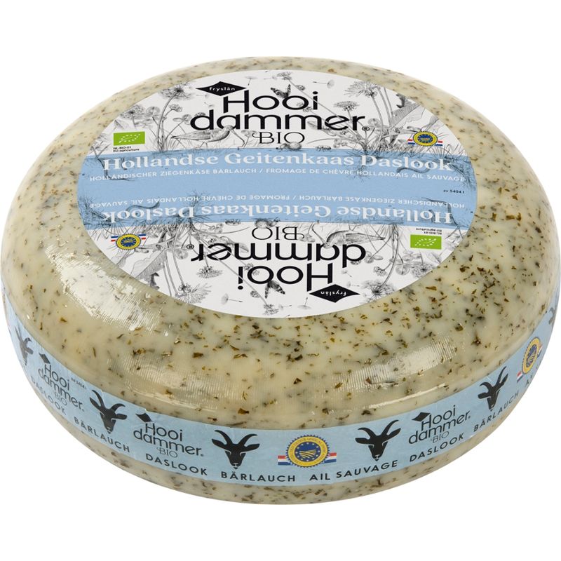 Hooidammer Hooidammer Holländischer Bio Ziegenschnittkäse Bärlauch 4/5kg mindestens 50% Fett i. Tr. - Produktbild
