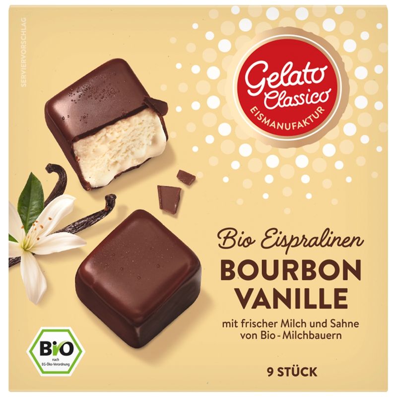 Gelato Classico Eismanufaktur Gelato Classico Bio-Eispralinen Bourbon-Vanille - Produktbild