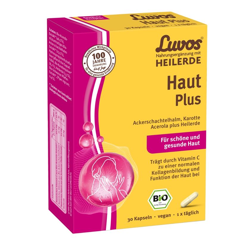 Luvos Nahrungsergänzung mit Heilerde Luvos Haut Plus Kapseln - Produktbild
