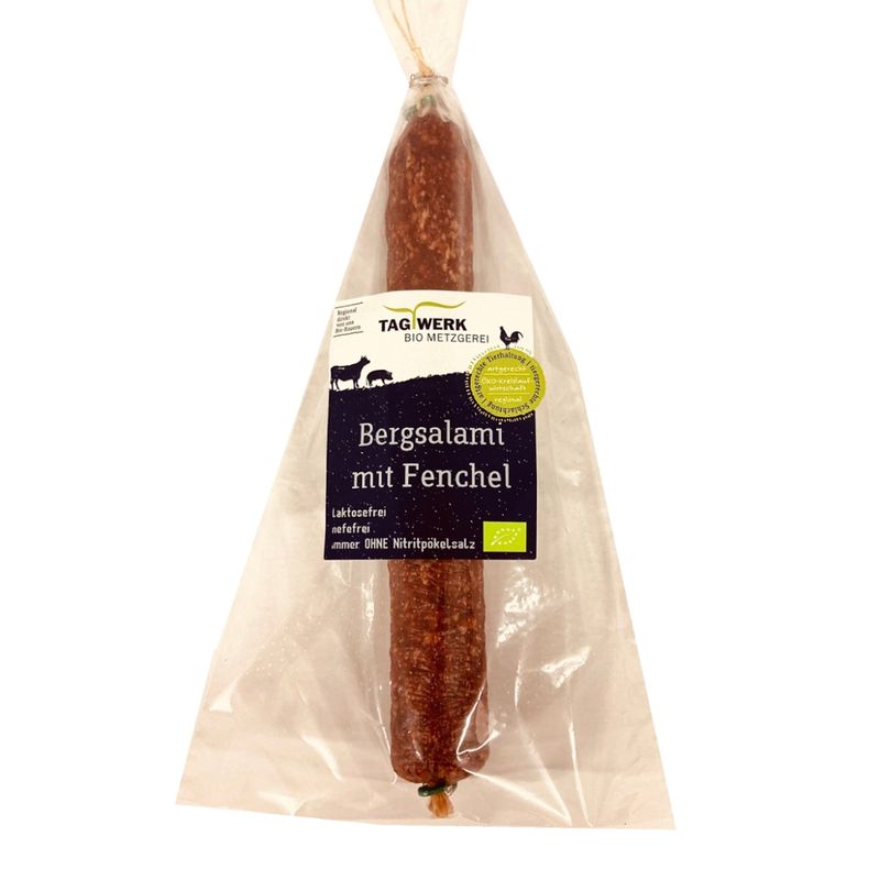 TAGWERK Bergsalami mit Fenchel Mini - Produktbild