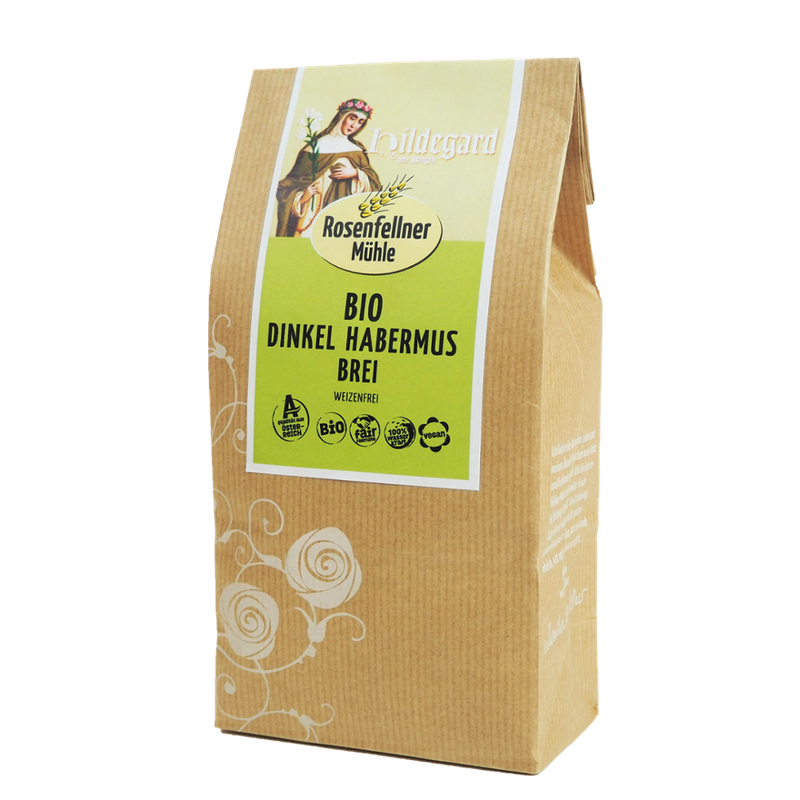 Rosenfellner Mühle & Naturkost Dinkel Habermusbrei Bio 380g nach Hildegard von Bingen - Produktbild