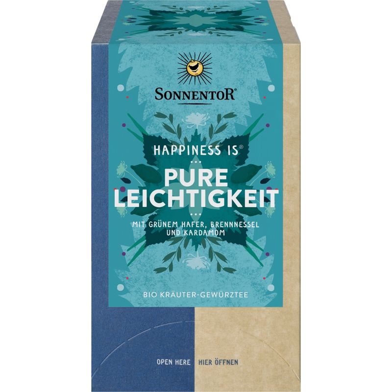 Sonnentor Pure Leichtigkeit Tee Happiness is®, Doppelkammerbeutel - Produktbild
