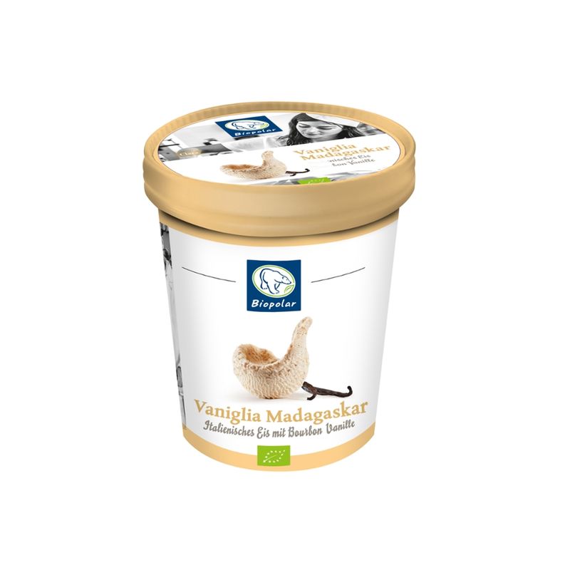 Biopolar Vaniglia Madagaskar - Italienisches Eis mit Bourbon Vanille - Produktbild