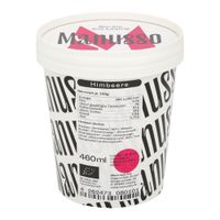 Manusso Bio-Sorbet Himbeere vegan 460 ml				 - Produktbild