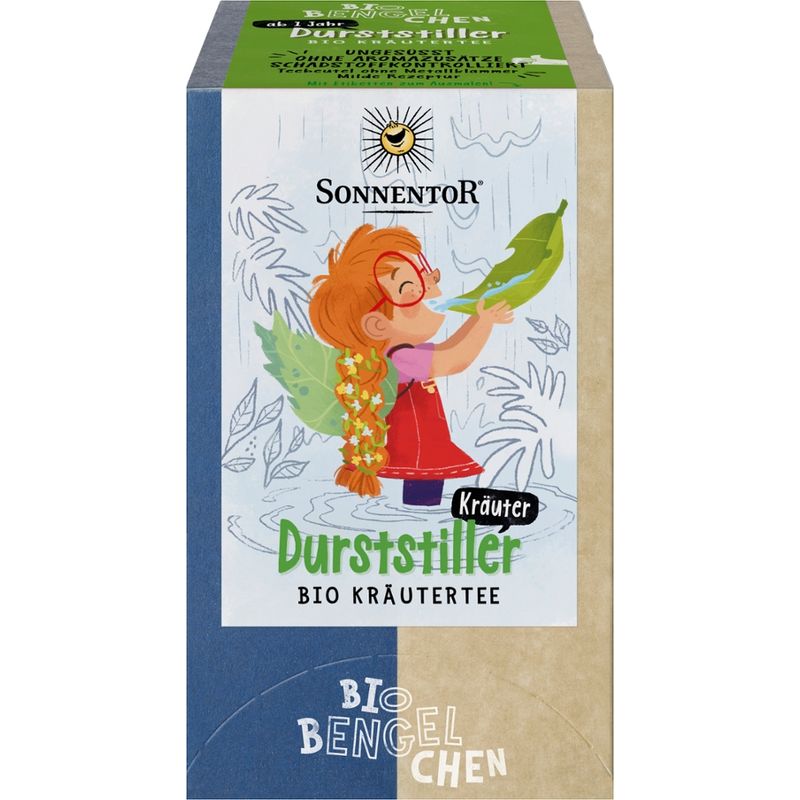 Sonnentor Durststiller Kräuter Tee Bio-Bengelchen®, Doppelkammerbeutel - Produktbild