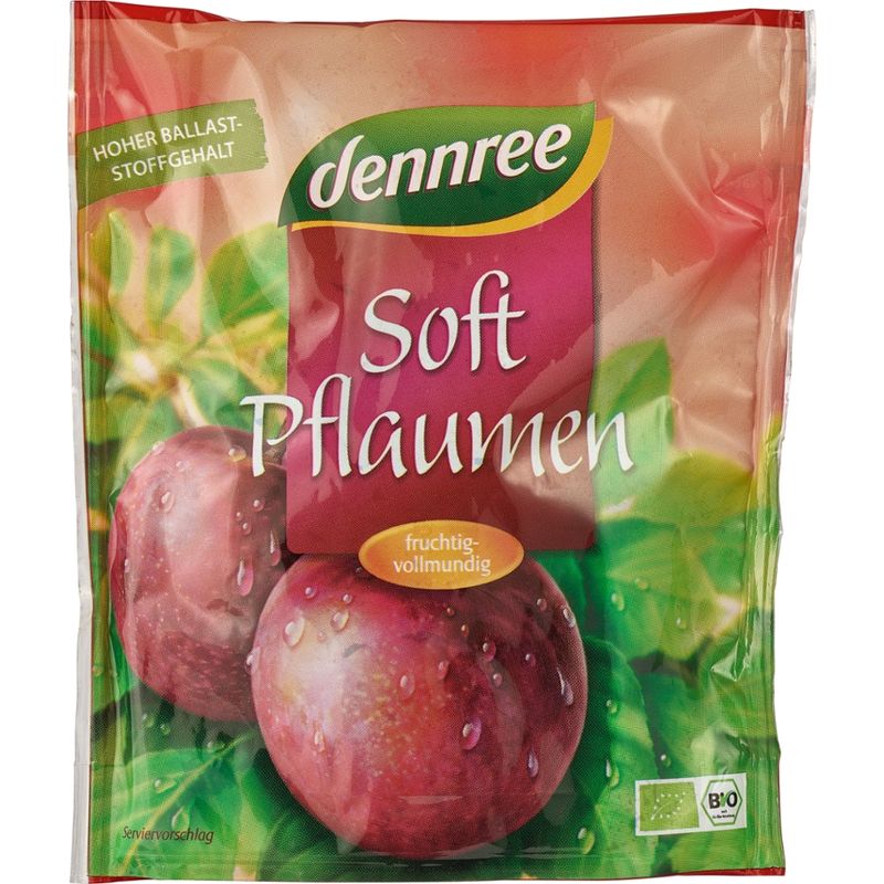 dennree Soft-Pflaumen, fruchtig-vollmundig - Produktbild