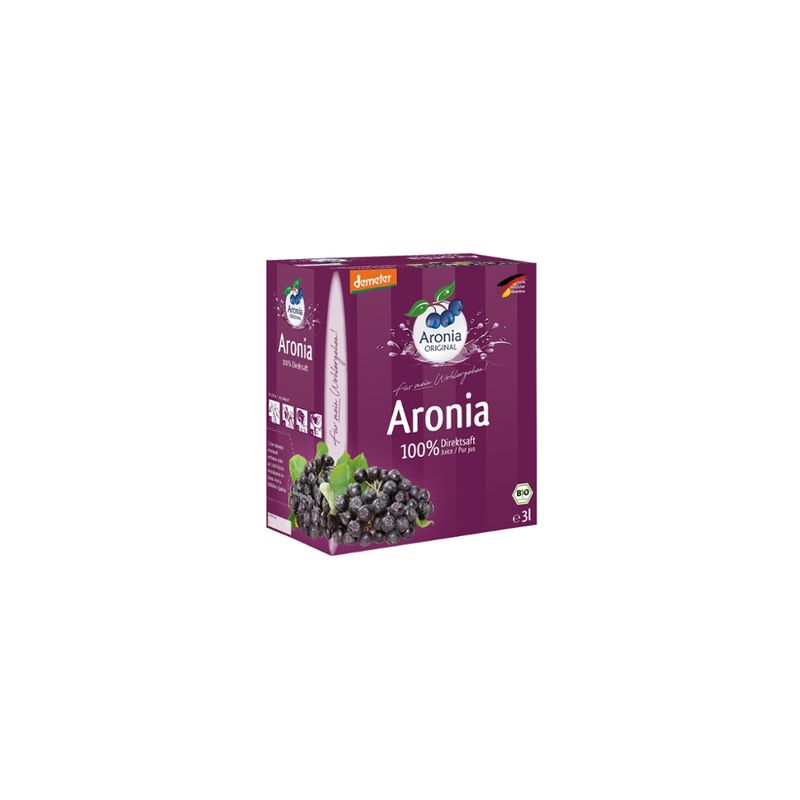 Aronia ORIGINAL demeter Aronia Direktsaft 3l - Produktbild