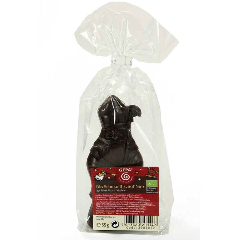 GEPA - The Fair Trade Company Bio Schoko Bischof Noir - Produktbild