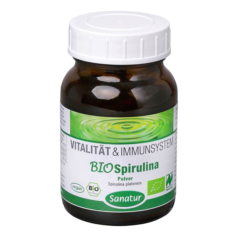 Sanatur BioSpirulina Pulver, kbA - Produktbild