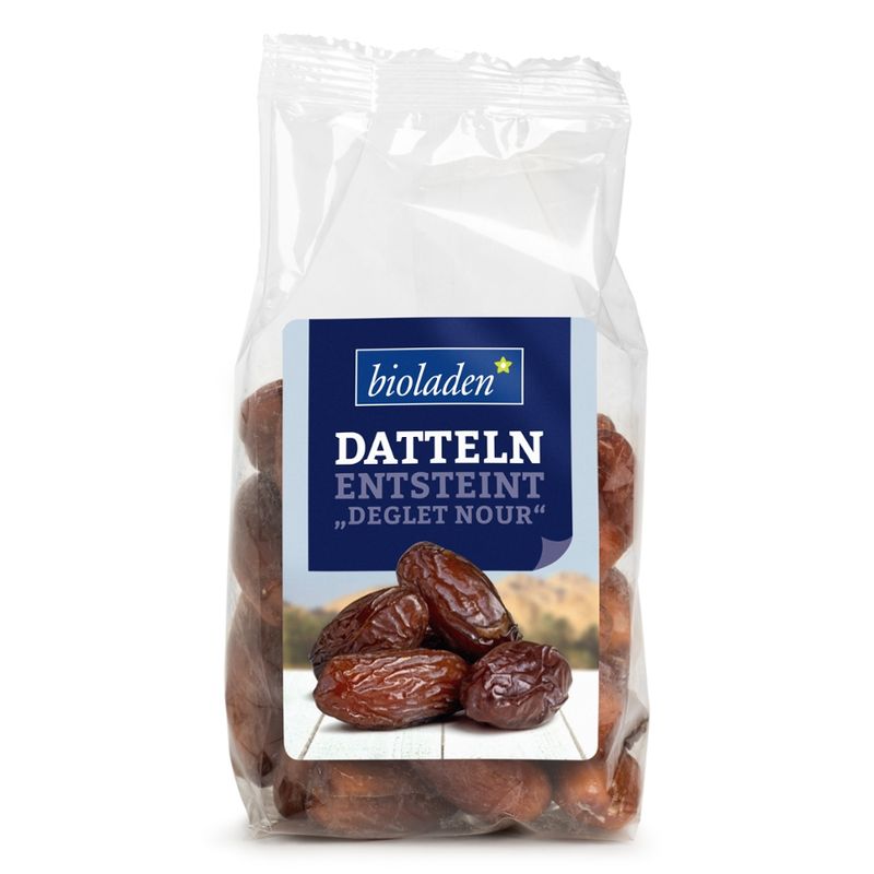 bioladen Datteln entsteint, Sorte "Deglet Nour" - Produktbild