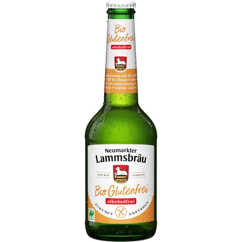 Neumarkter Lammsbräu Neumarkter Lammsbräu Bio Glutenfrei alkoholfrei 0,33l - Produktbild