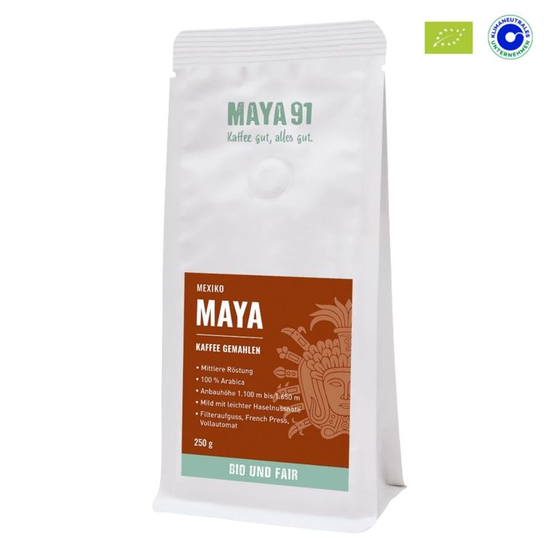 MAYA Kaffee 1991  250g MAYA Kaffee Gemahlen - Produktbild