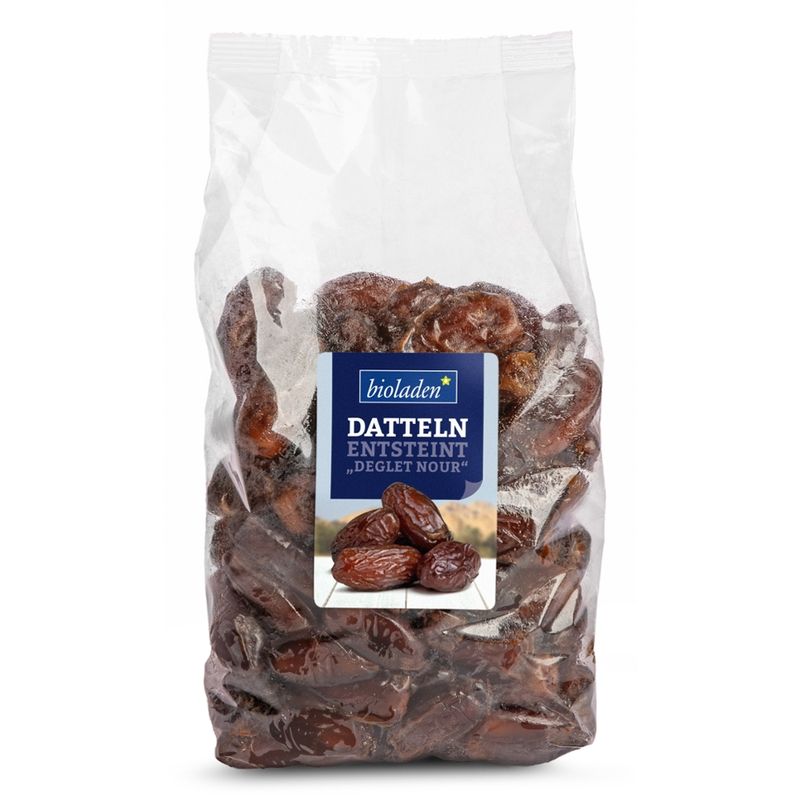 bioladen Datteln entsteint, Sorte "Deglet Nour" - Produktbild