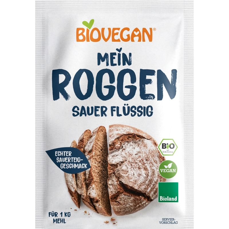 Biovegan Roggen Sauerteig flüssig, Bioland, BIO - Produktbild