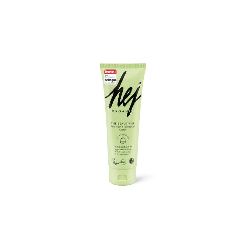 HEJ ORGANIC THE BEAUTIFIER FACE WASH & PEELING GEL - Produktbild