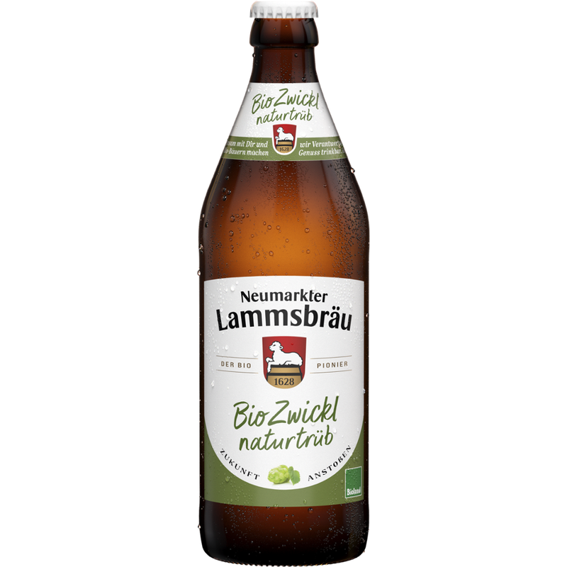 Neumarkter Lammsbräu Neumarkter Lammsbräu Bio Zwickl naturtrüb 0,5l - Produktbild