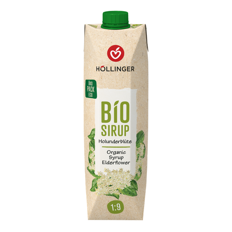 IMS Höllinger Bio Holunder Sirup 1 l Tetra Pak - Produktbild