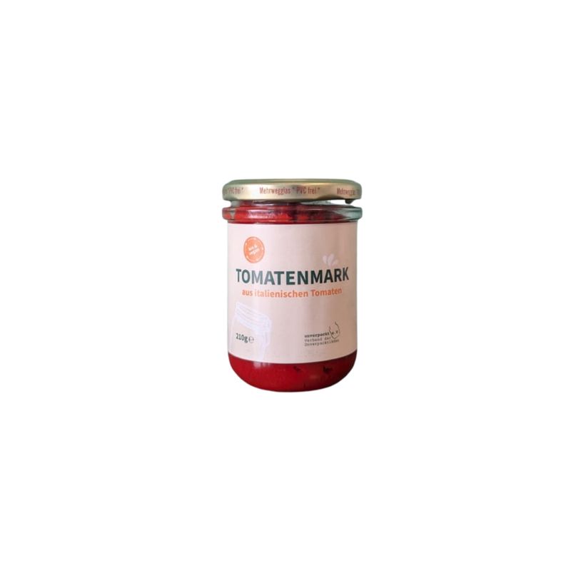 ALLERLIEBE ALLERLIEBE Bio Tomatenmark aus italienischen Tomaten im Glas 210g - Produktbild