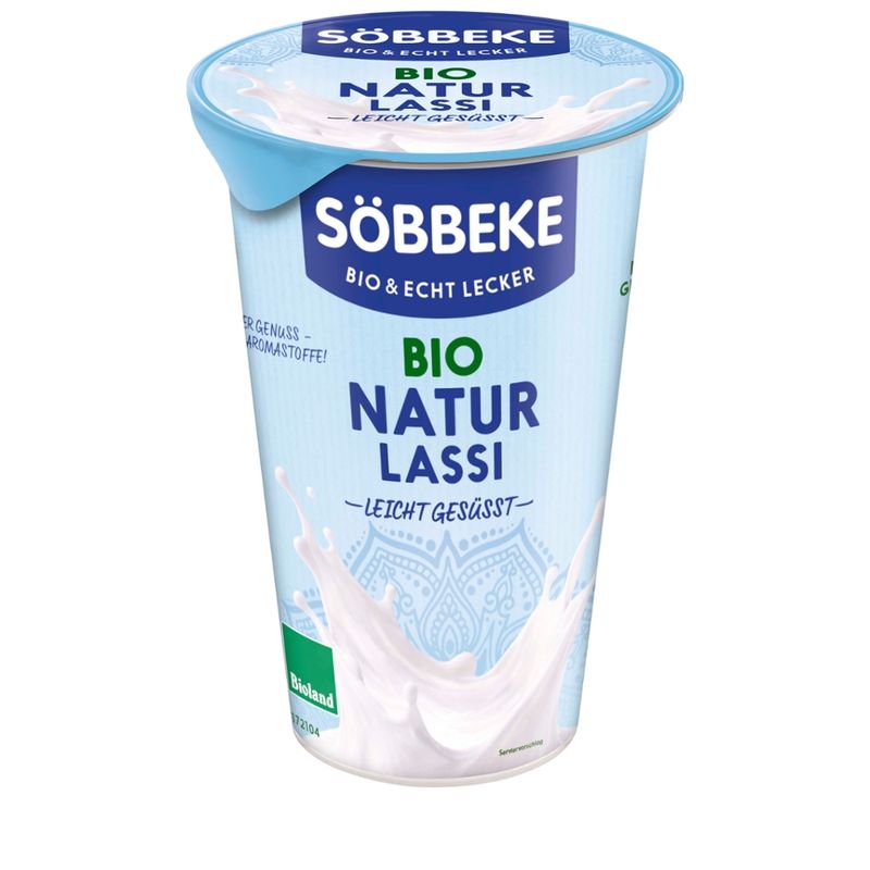 Söbbeke Bio Natur Lassi leicht gesüsst 3,5 % Fett im Milchanteil - Produktbild