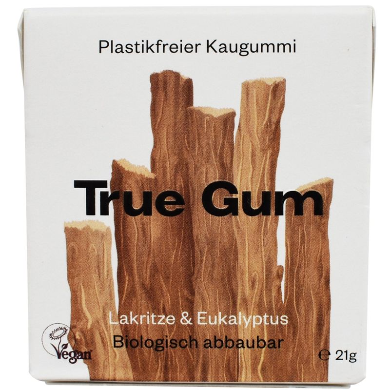 True Gum True Gum - Lakritze & Eukalyptus, 21g - Produktbild