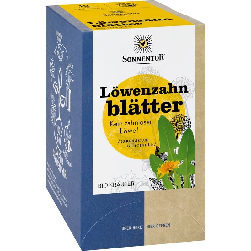 Sonnentor Löwenzahnblätter, Doppelkammerbeutel - Produktbild