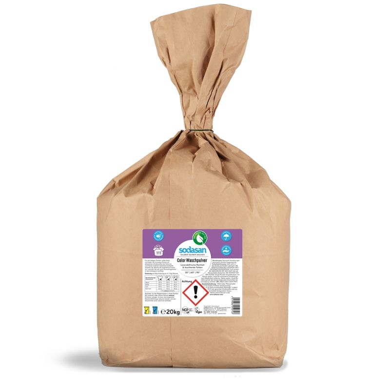 sodasan Colour Laundry Powder Lavender 20kg - Produktbild