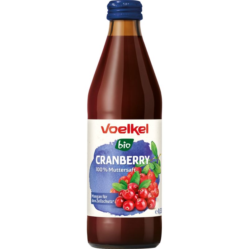 Voelkel Cranberry 100% Muttersaft - Produktbild