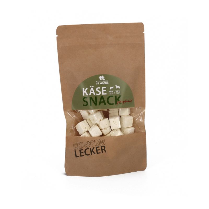 St. Georg Naturkäserei Bio Käse Snack Natur 20 g gefriergetrocknet - Produktbild