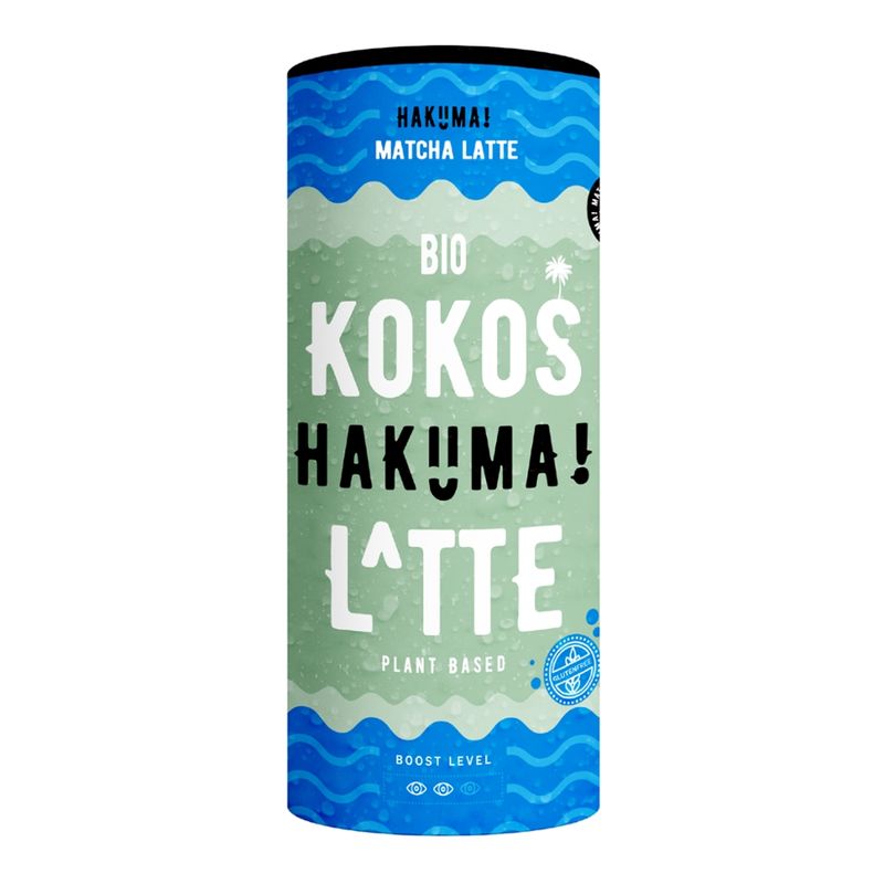 HAKUMA HAKUMA Bio Matcha-Kokos L^tte 235ml CartoCan - Produktbild