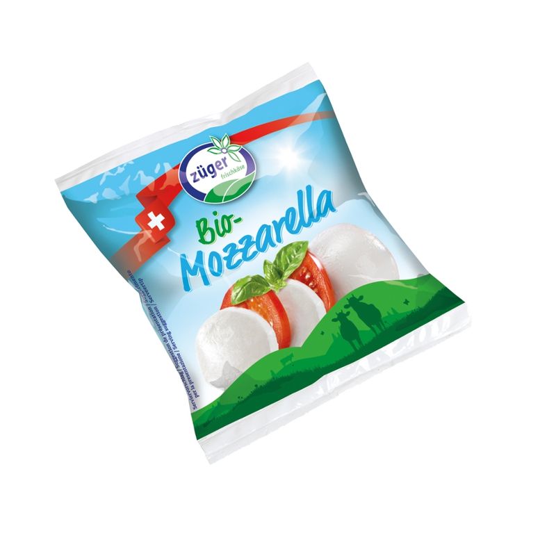 Züger Frischkäse AG Züger Bio Mozzarella Kugel 100g - Produktbild