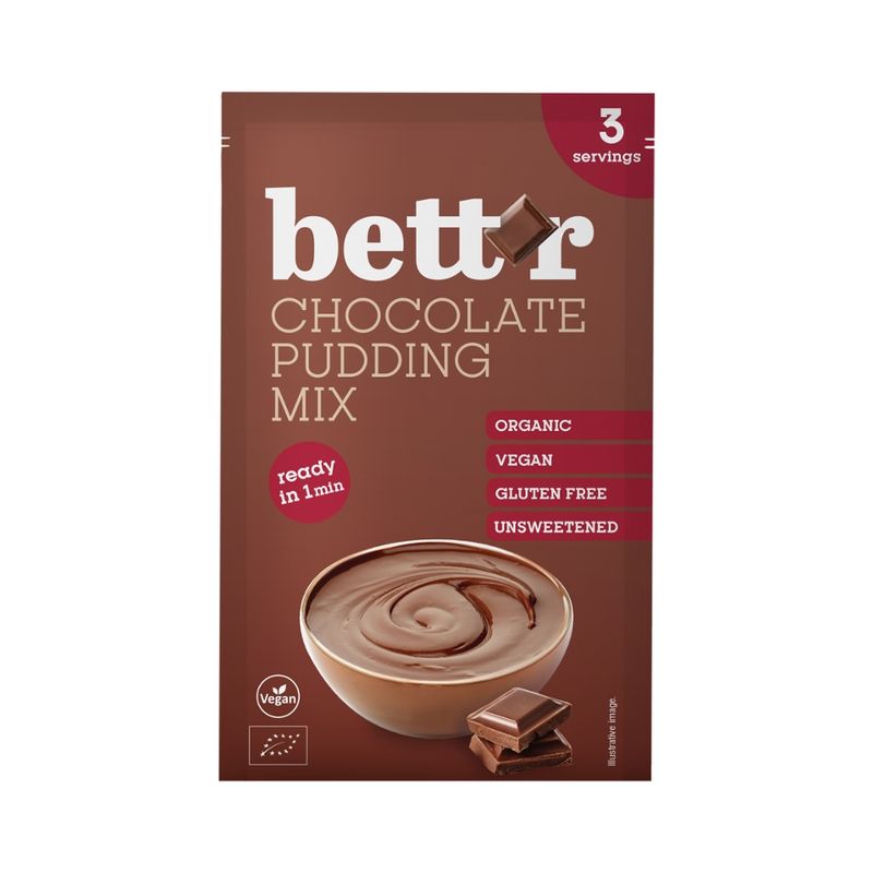 Bett'r Pudding mix with cocoa Sachet 30 g Bettr - Produktbild