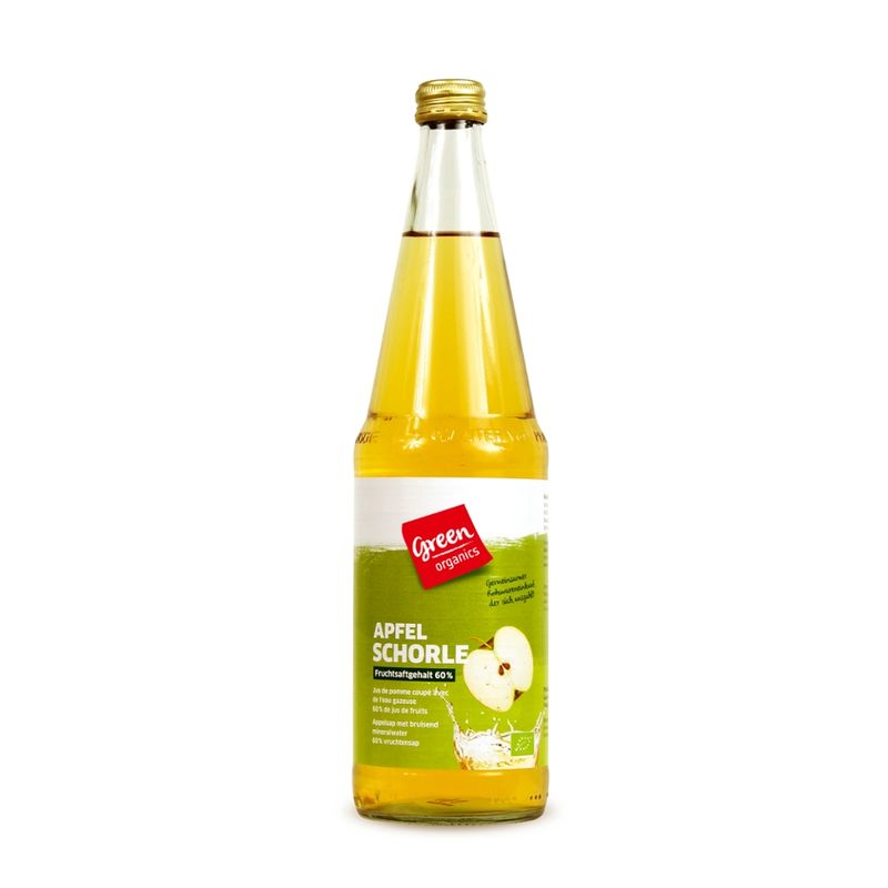 greenorganics Bio Apfelschorle 0,7 L - Produktbild