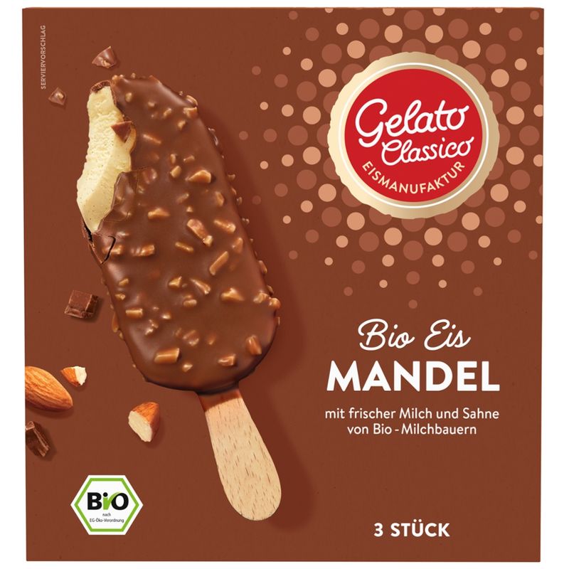 Gelato Classico Eismanufaktur Gelato Classico Bio Eis am Stiel Mandel - Produktbild