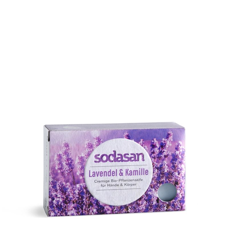 sodasan Bar Soap Lavender & Chamomile - Produktbild