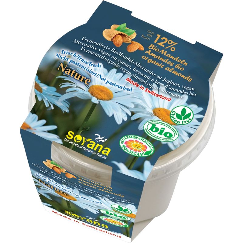 Soyana Mandel-Alternative zu Joghurt aus fermentierten BioMandeln - Produktbild