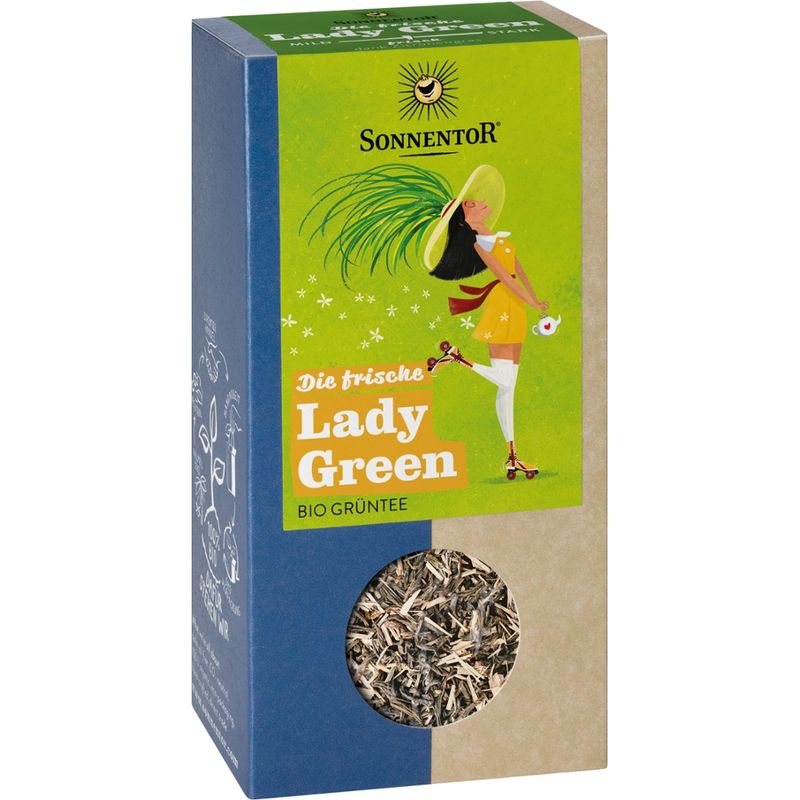 Sonnentor Die frische Lady Green Tee lose - Produktbild