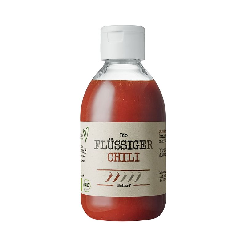 Northern Greens Northern Greens Bio Flüssiger Chili scharf 240 ml, die neue Art Dein Essen zu würzen - Produktbild