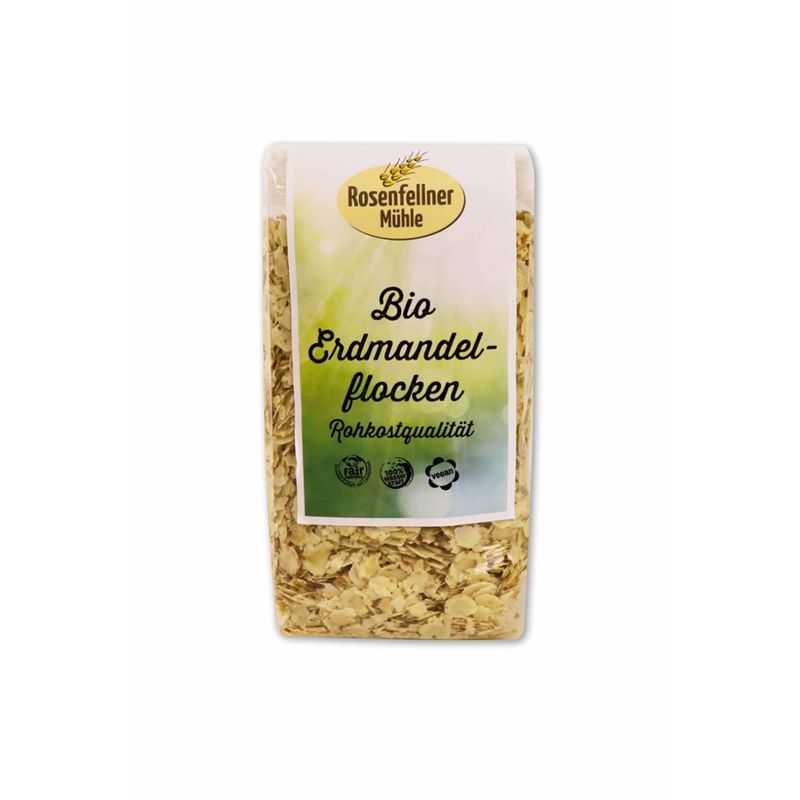 Rosenfellner Mühle & Naturkost Bio Erdmandelflocken 200g aus kontrolliert biologischem Anbau - Produktbild