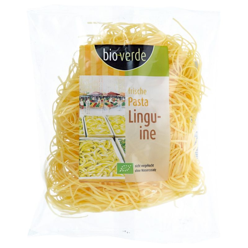 bio-verde Frische Linguine klassische Spaghetti extra dünn 250 g - Produktbild