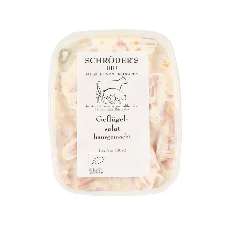 Schröder's Bio Fleisch- und Wurstwaren Geflügelsalat 150 g - Produktbild