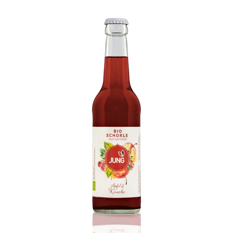 Jung Fruchtsäfte Jung Bio Apfel-Kirsch-Schorle aus dem Schwarzwald - Produktbild