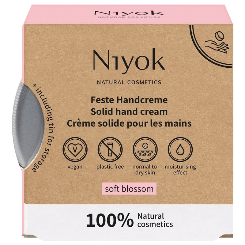 Niyok NIYOK - Crème pour les mains solide Soft blossom - Produktbild