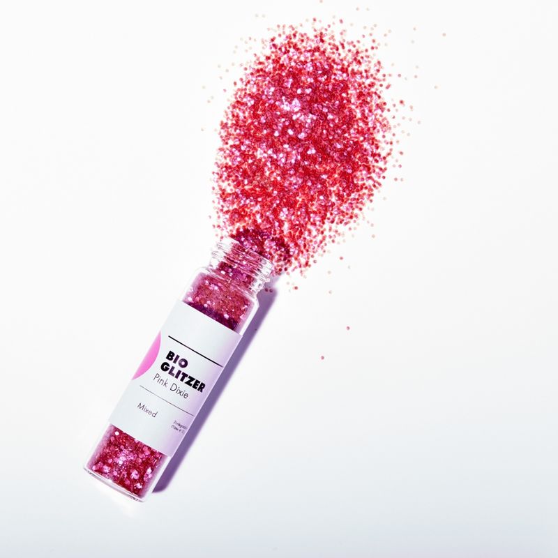 BIRKENSPANNER PINK DIXIE  BIRKENSPANNER  BIOGLITZER  10 GRAMM - Produktbild