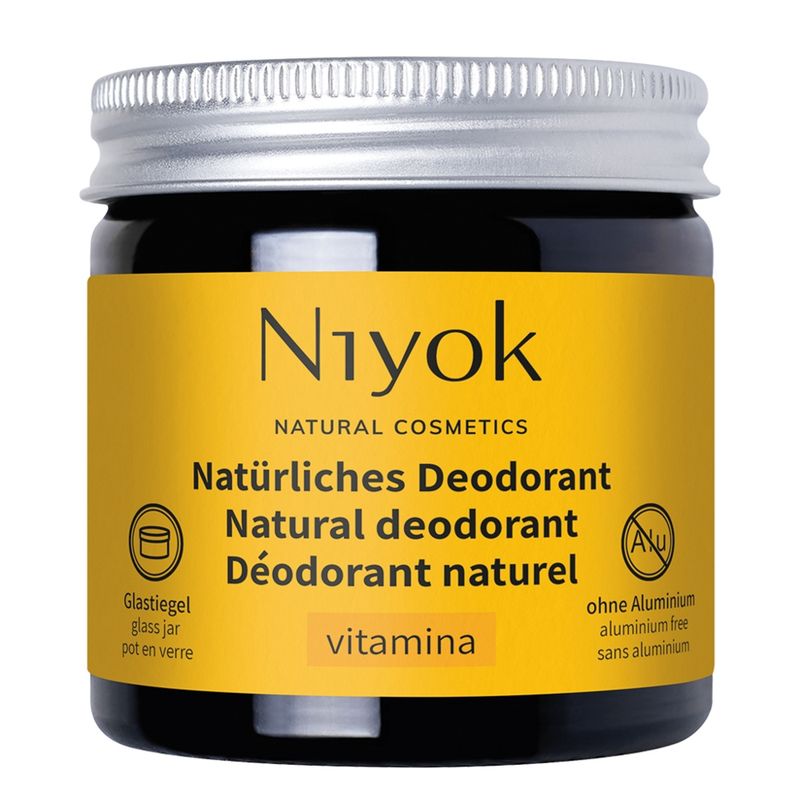 Niyok NIYOK - Crème Déodorante Anti-Transpirante 2 en 1 : Vitamina - Produktbild